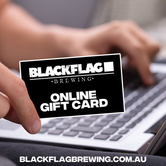 Blackflag Brewing online gift voucher and gift card.